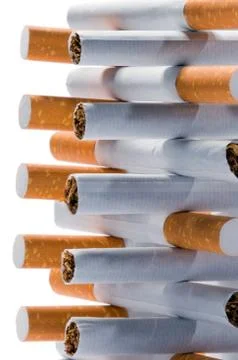Few cigarettes Stock Photos