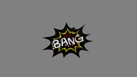 Few Different Comic Babbles in Artistic Stop Motion Style in Alpha Channel Stock Footage 116149564
