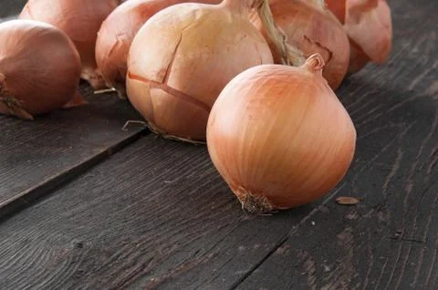Few different onions Stock Photos