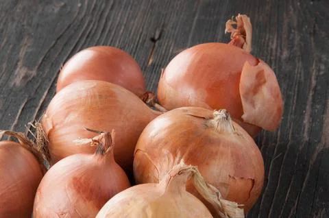 Few different onions Stock Photos