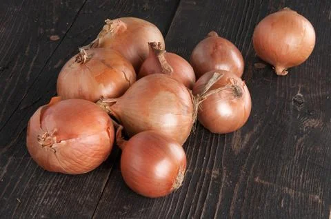 Few different onions Stock Photos