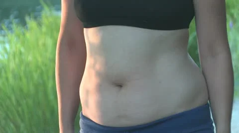Few Extra Pounds Stock Footage