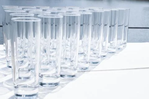 A few glass cups Stock Photos