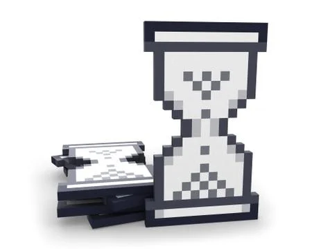 Few hourglasses Stock Illustration