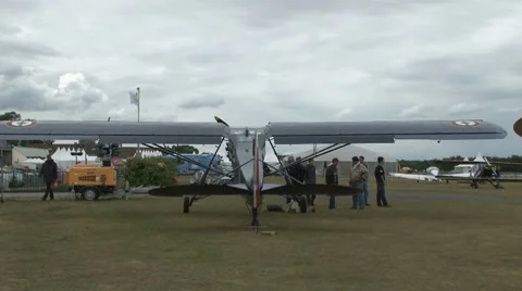 A few old planes Stock Footage 7761388