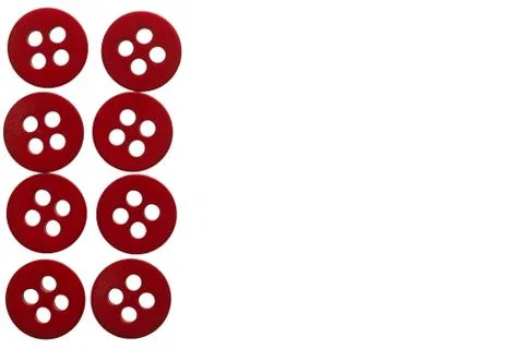 Few red studs Stock Photos