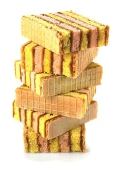 A few slices of an empty cookie Stock Photos