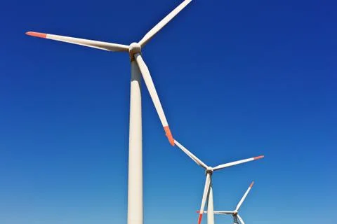 A few wind generator mills Stock Photos