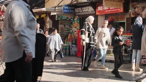 Fez Medina Stock Footage 266934136