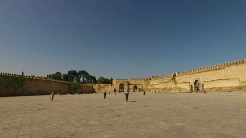 Fez Square Stock Footage 92421235