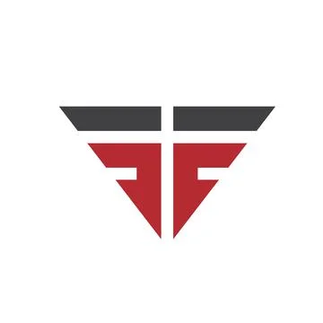 FF Letter Logo vector Template Stock Illustration