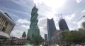 The F&F Tower and Soho Mall in Panama City 4k or 4k+ Resolution