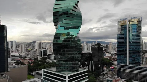 F&amp;F Tower Panama City Stock Footage 122967036