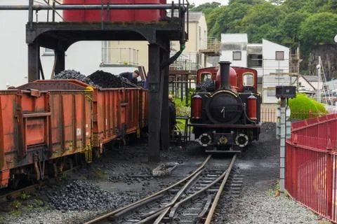Ffestiniog Railway Engine Stock Photos