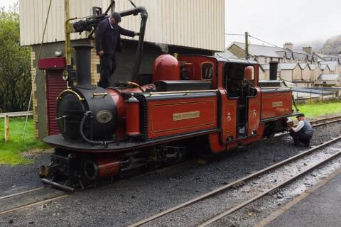 Ffestiniog Railway Engine Stock Photos