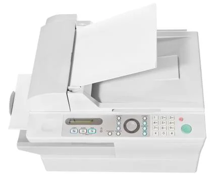 Ffice multifunction device isolated on white Fotos de archivo