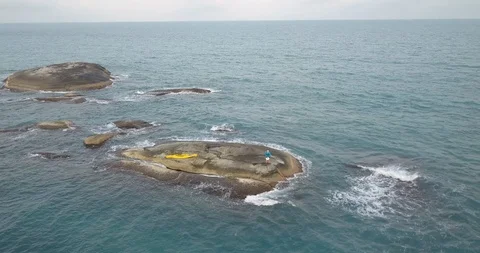 Ffishing on a sea Video stock 88990454