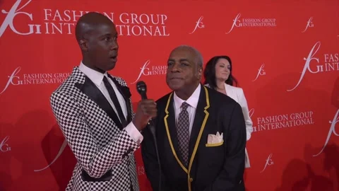 FGI Rising Star Awards / Interview with Fashion Legend Jeffrey Banks Stock Footage 333267221