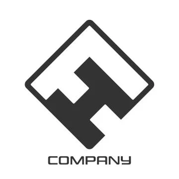 FH letter logo Stock Illustration