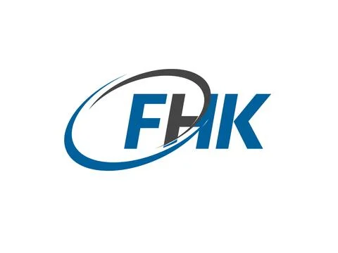 FHK letter creative modern elegant logo design Stock Illustration