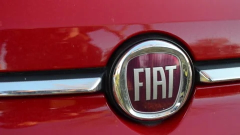 Fiat logo Video stock 166266219