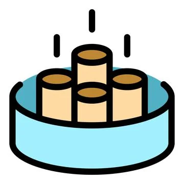 Fiber bandwidth icon vector flat Stock Illustration