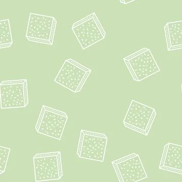 Fiber board line seamless pattern Illustrazione stock