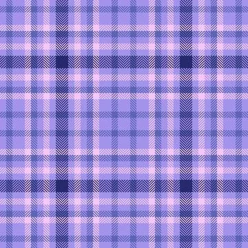 Fiber check plaid pattern, refresh fabric background seamless. Warp vector .. Stock Illustration