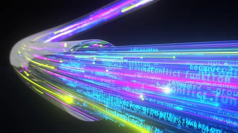 Fiber Glass Algorithm Stock Illustration