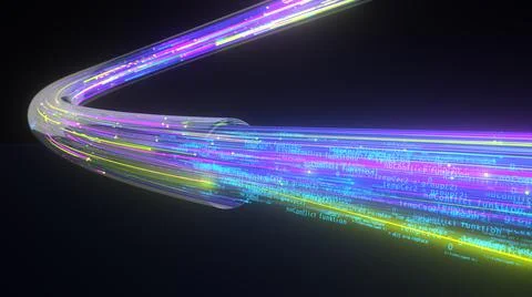 Fiber Glass Algorithm Stock Illustration