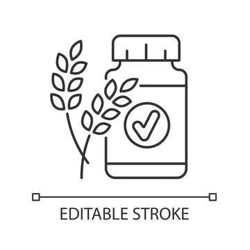 Fiber linear icon Stock Illustration