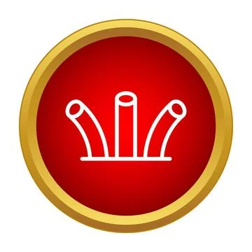 Fiber optic cable connection icon symbolizing network speed Stock Illustration