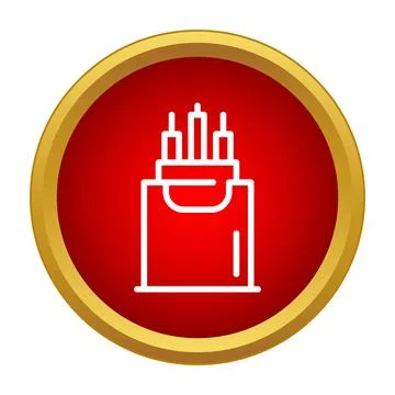 Fiber optic cable connection icon for communication Stock Illustration