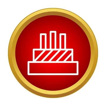 Fiber optic cable connection icon conveying data transfer Stock Illustration