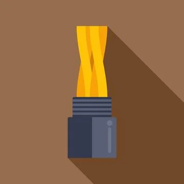 Fiber optic cable connection technology flat icon Stock Illustration