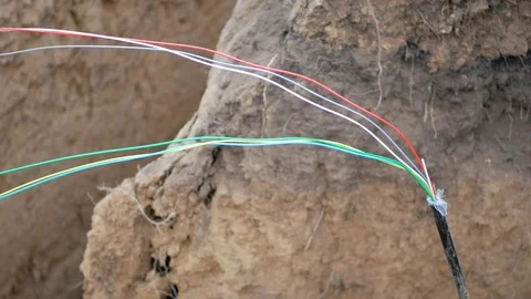 Fiber optic cable Stock Footage 80871013