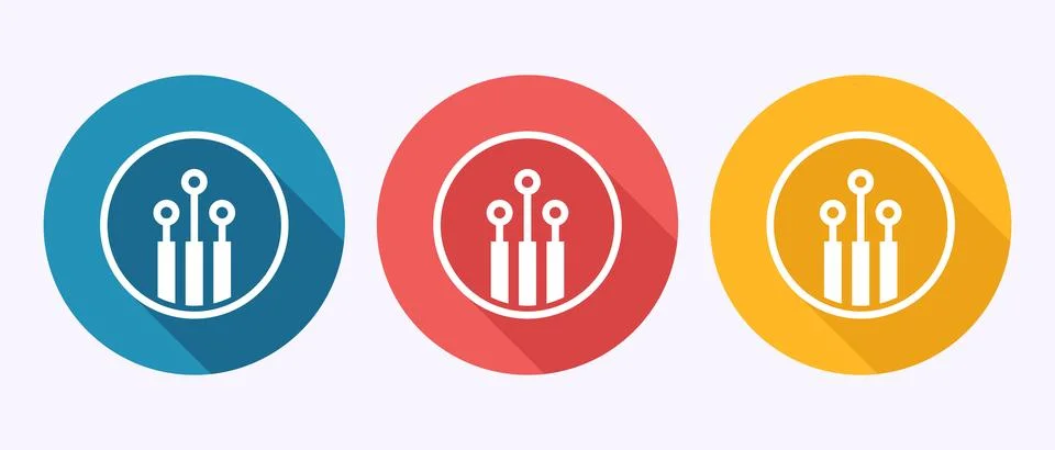 Fiber optic cable icon design illustration. Electric wire sign symbol in sh.. Stock Illustration