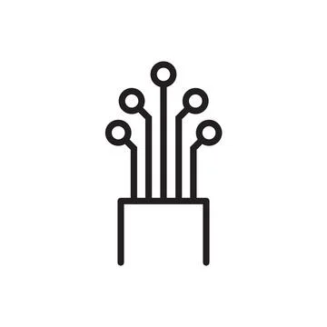 Fiber optic cable icon vector for graphic design, logo, web site, social medi Stock Illustration