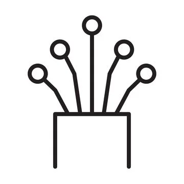 Fiber optic cable icon vector for graphic design, logo, web site, social medi Stock Illustration