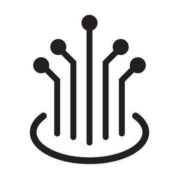 Fiber optic cable icon vector for graphic design, logo, website, social media Stock-Illustration