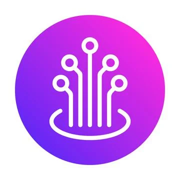 Fiber optic cable icon vector for graphic design, logo, website, social media Stock Illustration