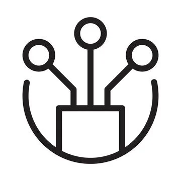 Fiber optic cable icon vector for graphic design, logo, website, social media Stock-Illustration