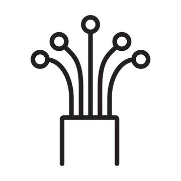 Fiber optic cable icon vector for graphic design, logo, web site, social medi Stock Illustration