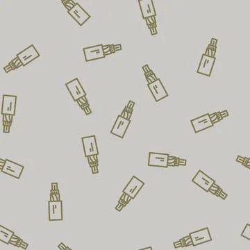 Fiber optic cable industry 3 line vector seamless pattern イラスト素材