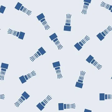 Fiber optic cable industry glyph seamless pattern Illustrazione stock