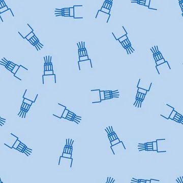 Fiber optic cable industry line seamless pattern Stock Illustration