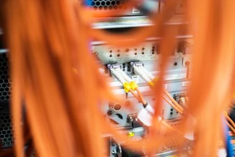 Fiber Optic Cable Network is another. Capable of receiving - transmitting dis Stock Photos