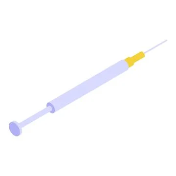 Fiber optic cable patch cord connector plugging into socket isometric view Illustrazione stock