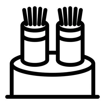 Fiber optic cable protecting internet connection transmitting data Stock Illustration