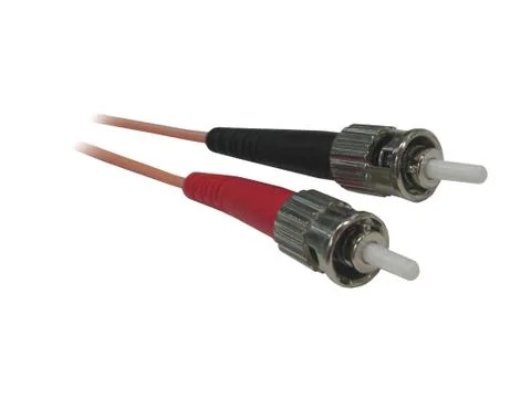 Fiber Optic Cable with ST Connector Foto stock